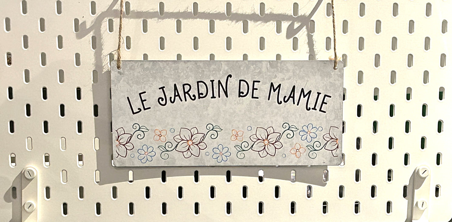 Affiche de jardin