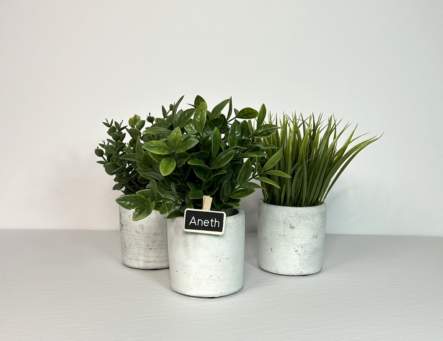 Ardoises à pince pour les fines herbes