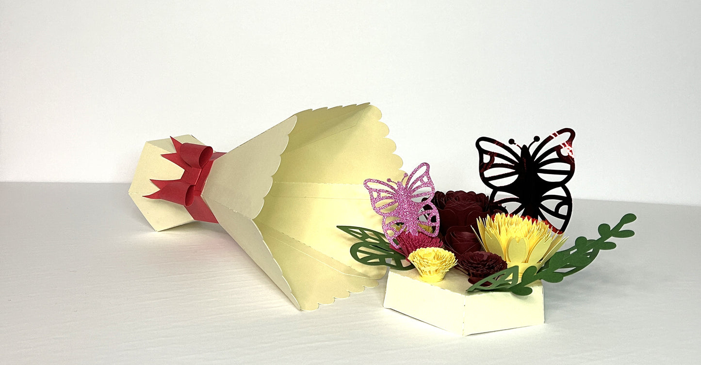 Bouquet de fleurs à assembler