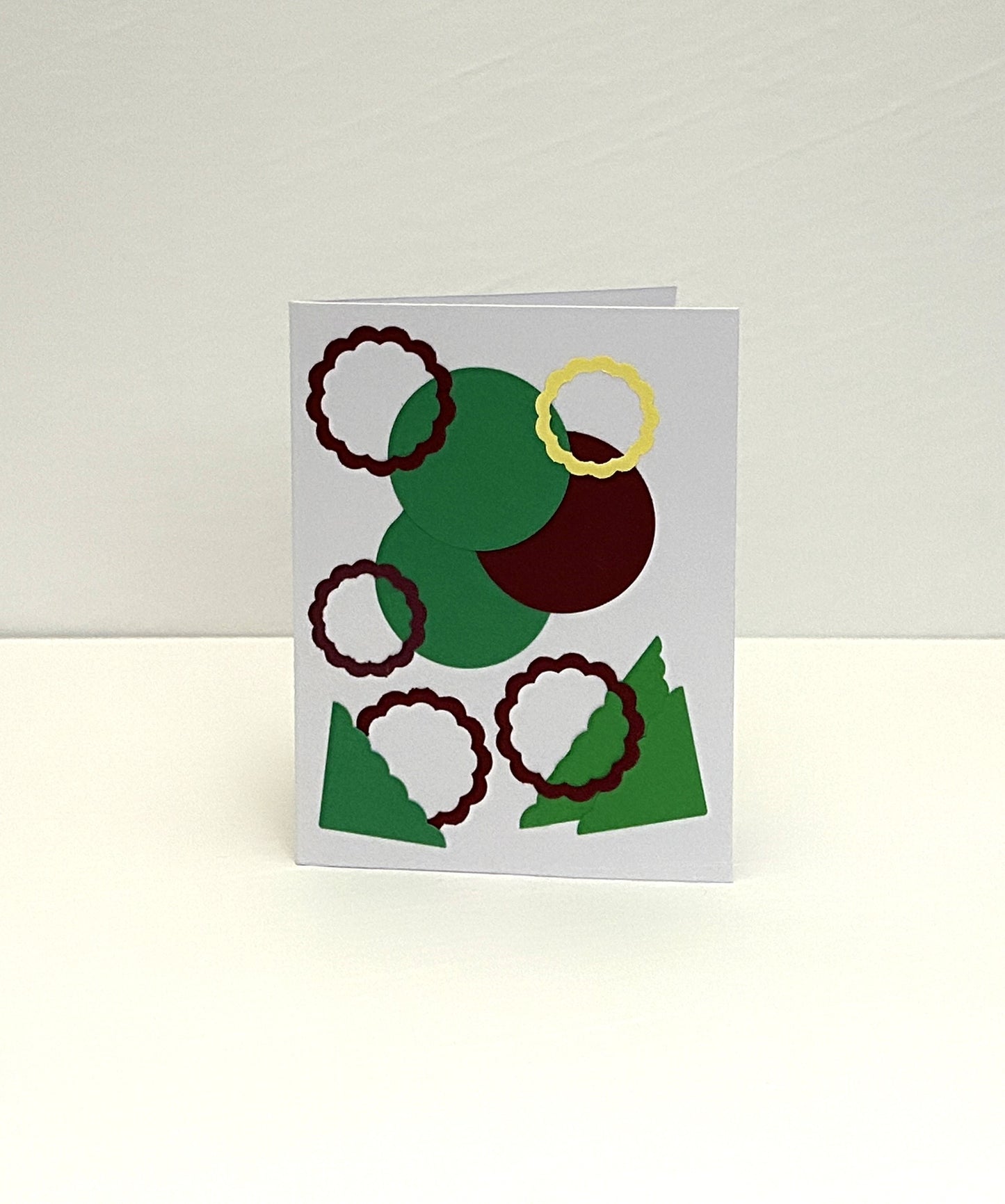 Carte en papier récupéré