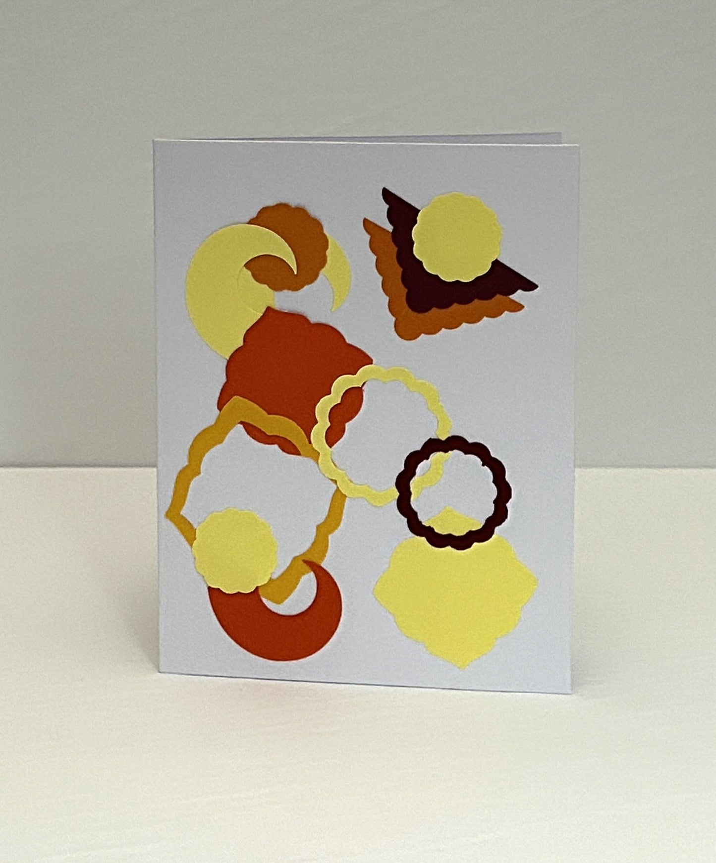 Carte en papier récupéré