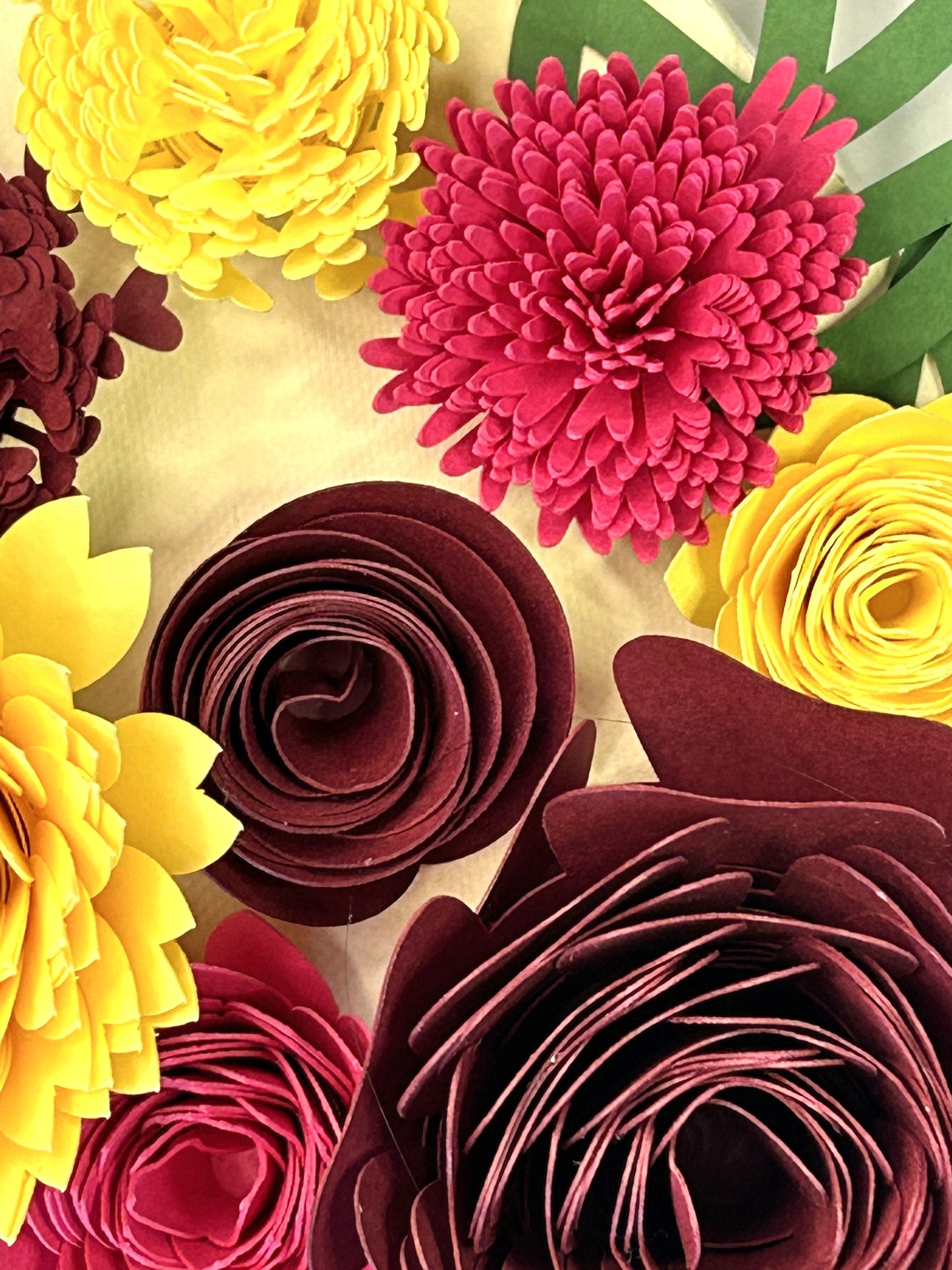 Bouquet de fleurs à assembler
