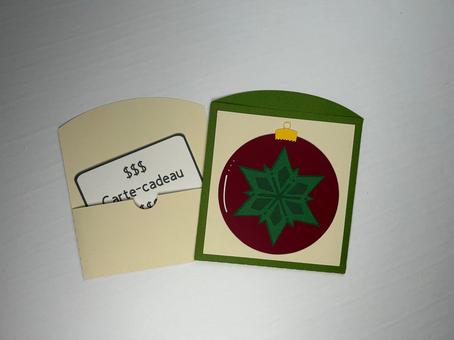 Porte carte-cadeau - Noël - Carré