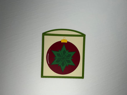 Porte carte-cadeau - Noël - Carré