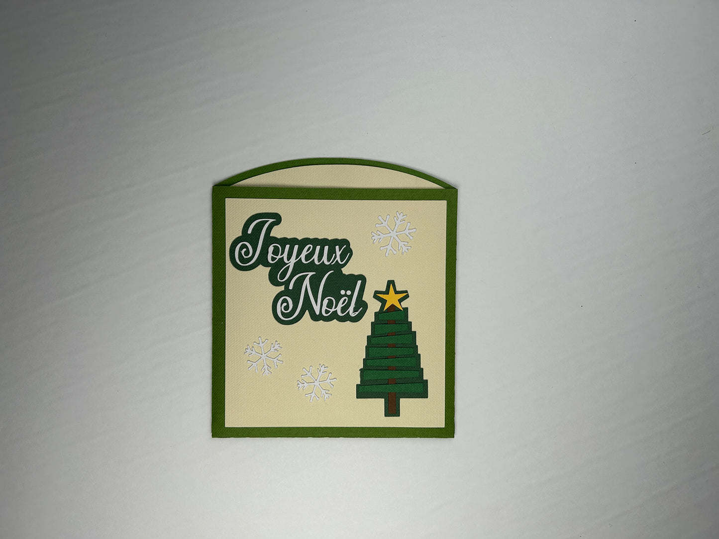 Porte carte-cadeau - Noël - Carré