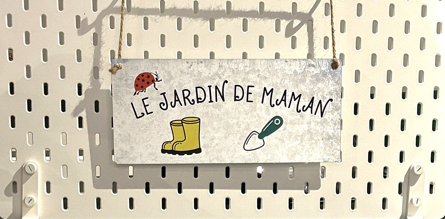 Affiche de jardin