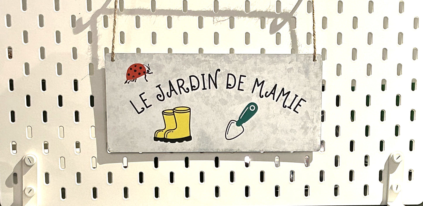 Affiche de jardin
