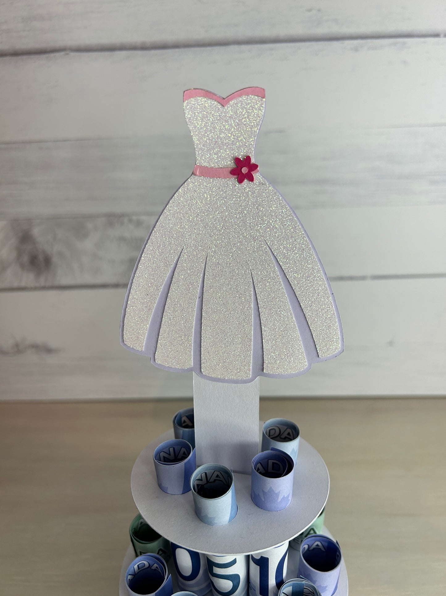 Gâteau d'argent Mariage - 2 étages