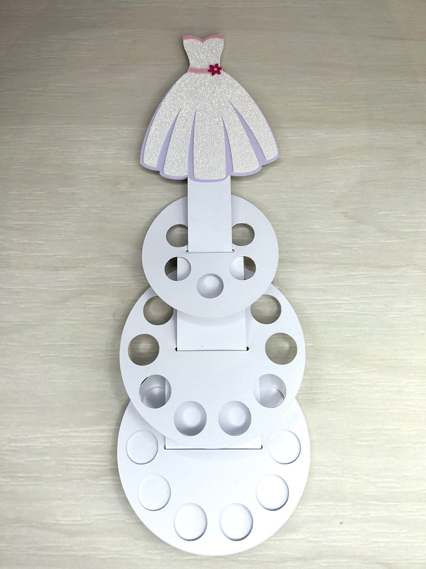 Gâteau d'argent Mariage - 2 étages