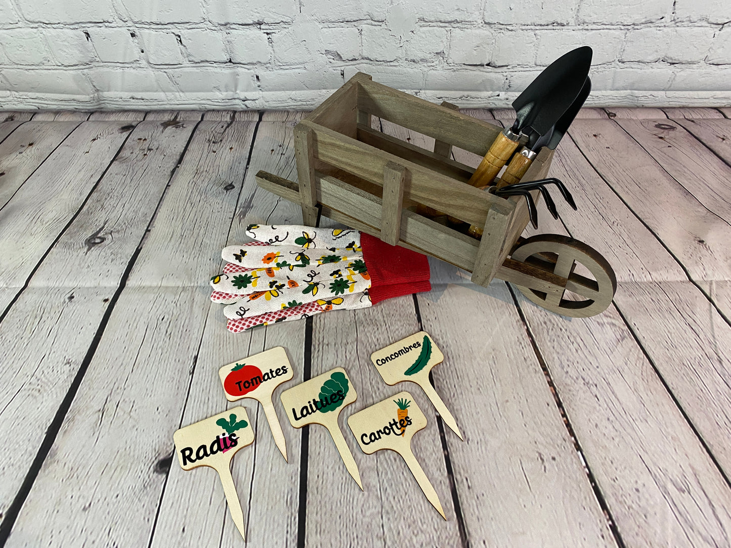 Marqueur de jardin en bamboo