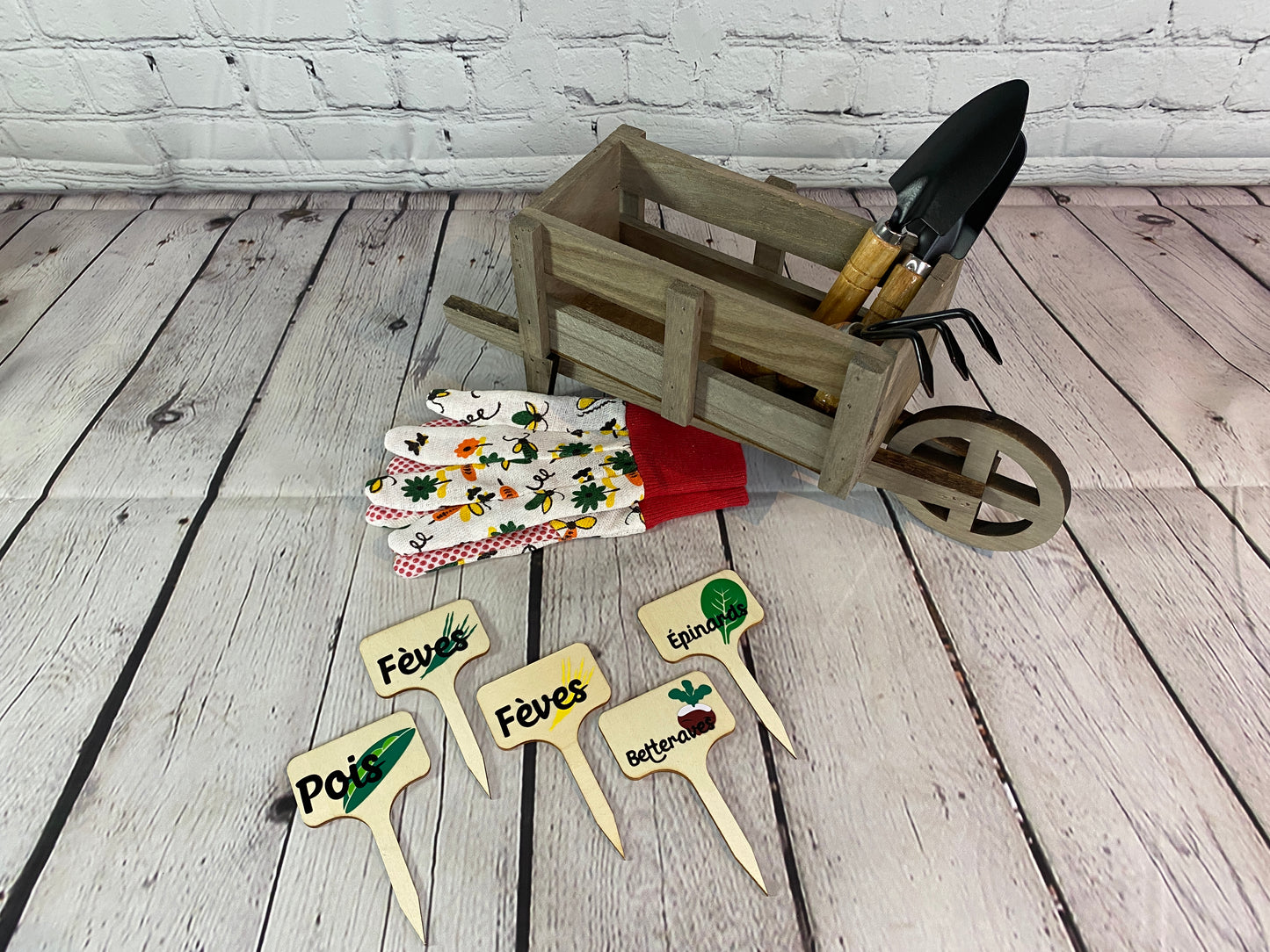 Marqueur de jardin en bamboo