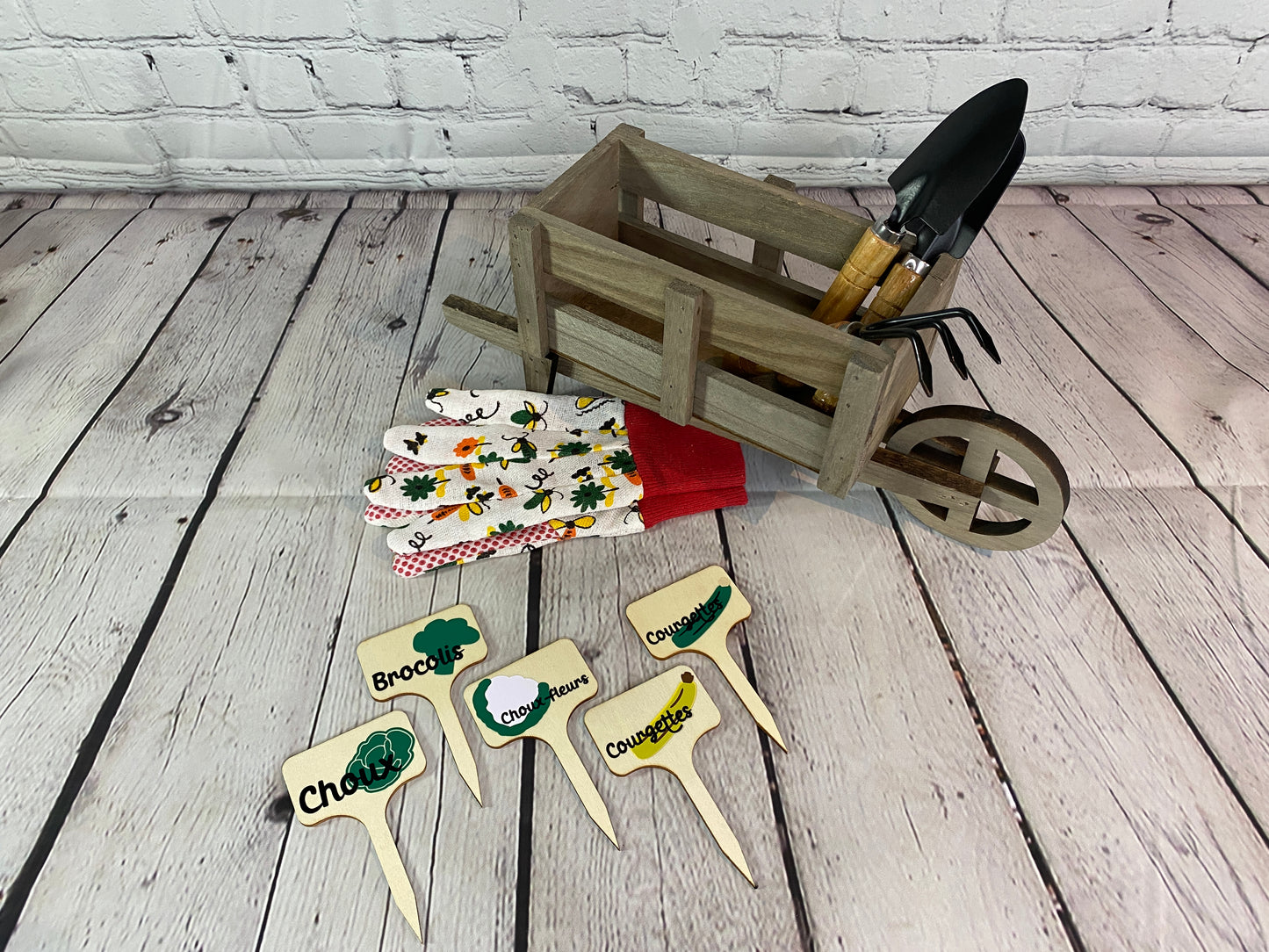 Marqueur de jardin en bamboo