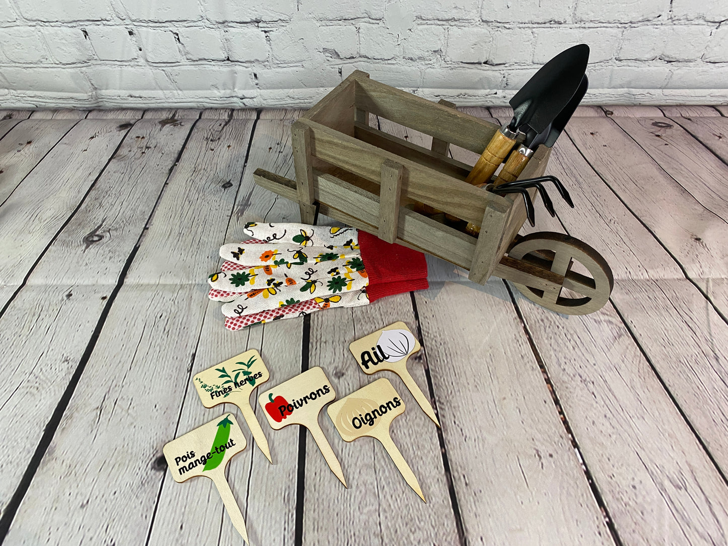 Marqueur de jardin en bamboo